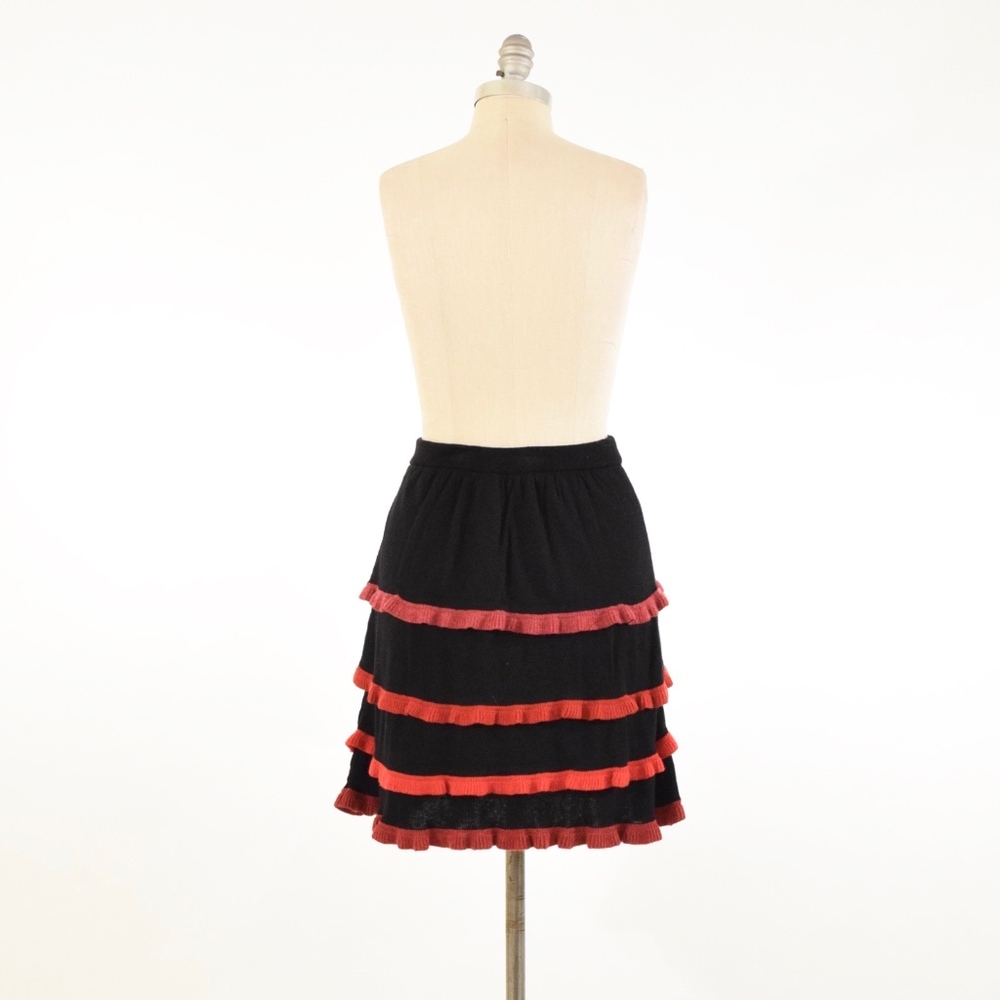 ❌SOLD❌Anthropologie Cotton Ruffled Sweater Skirt - Picture 5 of 6